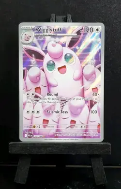 Pokemon TCG Phantasmal Flames Wigglytuff 105/094 Illustration Rare Holo - Image 1