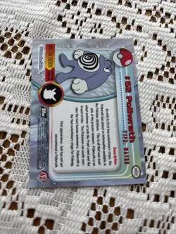 1999 Topps Pokemon TV #62 Poliwrath Holo Foil Rare Blue Label MINT - Image 2