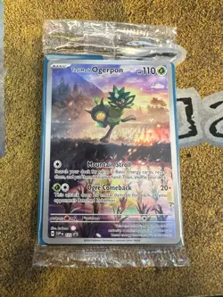 Pokemon SEALED Teal Mask Ogerpon SVP 123 Twilight Masquerade ETB FA Promo Holo!! - Image 1