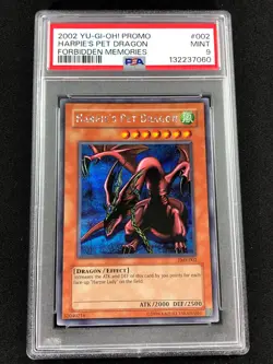 Yugioh 2002 Harpie's Pet Dragon FMR-002 PSA 9 Secret Rare - Image 1