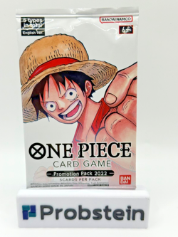 Lot of (8) One Piece TCG Promotion Pack 2022 English Version SEALED - Image 2