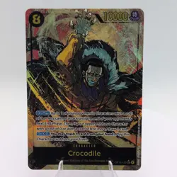 One Piece CCG Crocodile Character Card OP14-120 Secret Rare Foil 10000 Power - Image 1