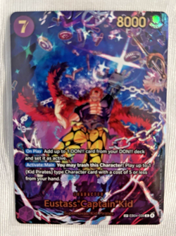 Eustass Captain Kid EB04-039 (SP) Azure Sea's Seven Foil ENGLISH - Image 1