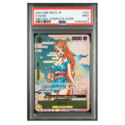 PSA 9 One Piece Card O-nami OP06-101 2nd ANNIVERSARY COMPLETE GUIDE Promo JPN - Image 1