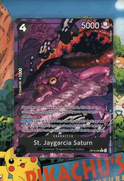 One Piece TCG St. Jaygarcia Saturn (Alternate Art) OP13-083 Holo NM/M 2 - Image 1