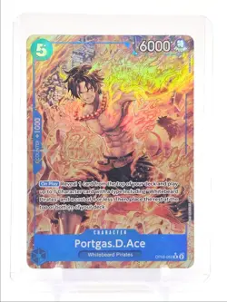 PORTGAS D. ACE 2024 ONE PIECE TWO LEGENDS ALT ART RARE #OP08-052 Q5857 - Image 1