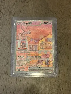 Mew ex SVP 053 Pokemon TCG Scarlet Violet 151 Black Star Promo Full Art #53 - Image 1