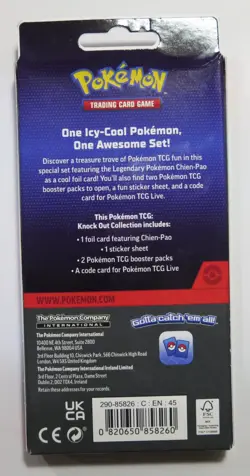 POKEMON KNOCKOUT COLLECTION CHIEN-PAO TCG FACTORY SEALED BOX BRAND NEW C ðŸŒˆâ­ðŸŒˆ - Image 2