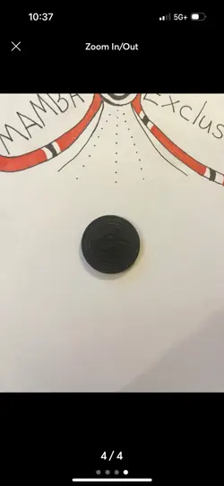 Rare Pokemon Trading Card Games Nessa Blue Plastic Coin - Image 4