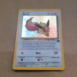 VINTAGE POKEMON BLACK STAR PROMO CARD - #11 EEVEE - (HOLO) RARE (WOTC) NM - Image 1