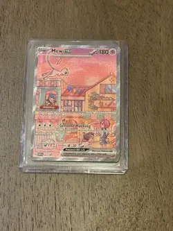 Mew ex SVP 053 Pokemon TCG Scarlet Violet 151 Black Star Promo Full Art #53 - Image 1