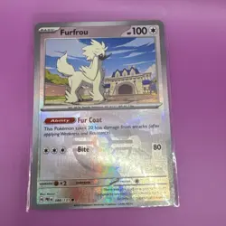 Pokemon TCG Furfrou 088/131 Prismatic Evolutions Poke Ball Reverse Holo - NM - Image 2