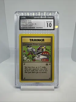 CGC 10 GEM MINT Computer Error 2000 Black Star Promos 16 Pokemon Card psa - Image 1
