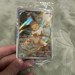 Pokemon TCG Eevee SVP 173 NM Prismatic Evolutions ETB 2025 Sealed Promo Card - Image 1