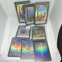 Chronicles of Arcane Token Card Lot Player stamped Dinosaur Feral Lion Shark - Image 1