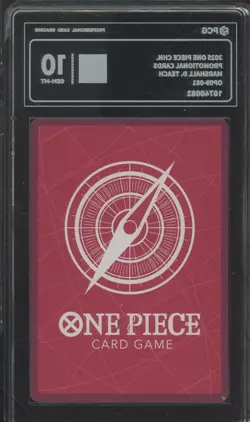 2025 One Piece Chinese Promotional Cards OP09-081 Marshall D. Teach PCG 10 - Image 2