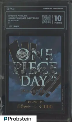 2025 One Piece Japanese Collection ELBAF Event Promo DON!! Card PCG 10 - Image 1