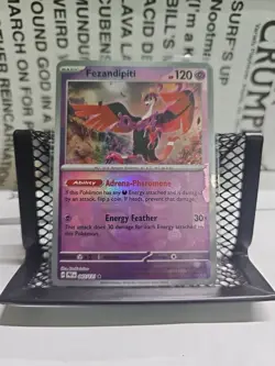 Pokemon Card Fezandipity 045/131 Prismatic Evolutions Pokeball Reverse Holo NM - Image 1
