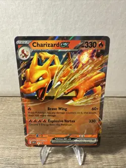Pokemon TCG Charizard Ex-161 Scarlet & Violet Promo-Holo Card - Image 1