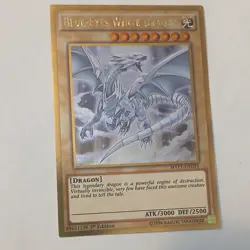 YugiOh 1x Blue-Eyes White Dragon MVP1-ENG55 1st Edition Gold Rare - Image 2