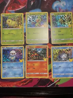 Pokemon McDonald's 25th Anniversary Promo Card Set Of 6 LP/MP holos/holo bleeds - Image 2