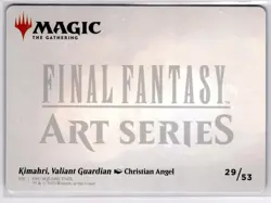 Kimahri, Valiant Guardian Art Card (Gold-Stamped Signature) 29 Art Series NM - Image 2