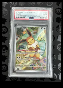 Eevee - 173 (Pokemon Center Exclusive) PSA 9 Scarlet & Violet Promo Cards Holo - Image 1