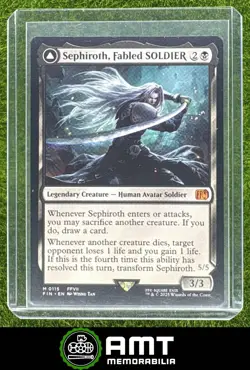 Sephiroth Fabled SOLDIER One-Winged Angel 2025 MTG Final Fantasy Mythic Rare - Image 1