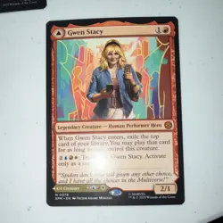 Magic: The Gathering SPM Gwen Stacy & Ghost-Spider Legendary Creature 0078 - Image 1