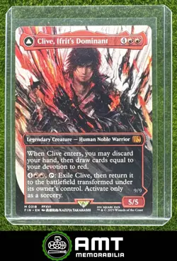 Clive Ifrit's Dominant Mythic Rare 2025 MTG Universes Beyond Final Fantasy - Image 1