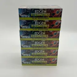 Lot (6) Magic The Gathering Edge of Eternities EOE Play Booster Box 2025 Sealed - Image 1
