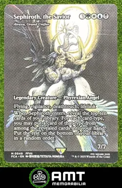 Sephiroth The Savior Magic The Gathering Final Fantasy Through The Ages Showcase - Image 1