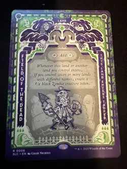 Field Of The Dead MINT 0006 Secret Lair Countdown Kit SLC MTG Rare Land Unplayed - Image 1