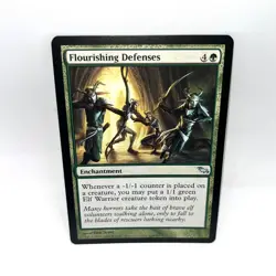 Flourishing Defenses 114 Uncommon Shadowmoor Magic: The Gathering Lightly Played - Image 1