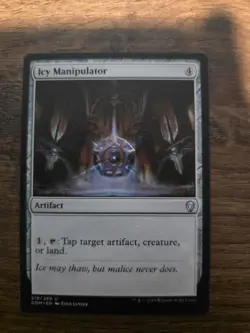 MTG Magic the Gathering Icy Manipulator (219/296) Dominaria LP - Image 1