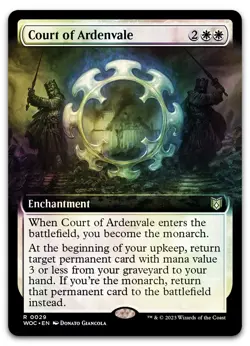 Court of Ardenvale (Extended Art) #29 (Foil) NM Wilds of Eldraine WOC Magic MTG - Image 1