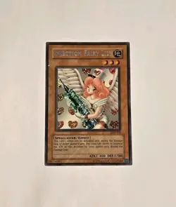 Yugioh Legacy of Darkness LOD-100 Injection Fairy Lily Secret Rare LP - Image 1
