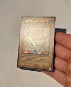 Yugioh Legacy of Darkness LOD-100 Injection Fairy Lily Secret Rare LP - Image 4
