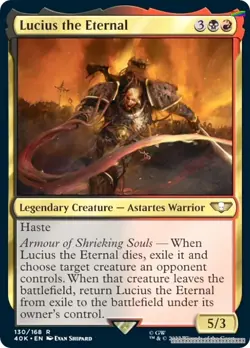 Lucius the Eternal (Surge Foil) [40K - 130] - NM [Foil] TCG MTG - Image 1