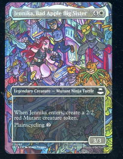 2026 MTG Teenage Mutant Ninja Turtles EN #0203 Jennika Bad Apple Big Sister Foil - Image 1