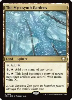 The Mycosynth Gardens (RARE) MTG Commander: Edge of Eternities 168 NM EOC MAGIC - Image 1