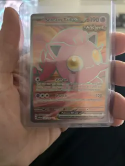 Scream Tail ex 197/167 Twilight Masquerade Full Art Ultra Rare Pokemon Card NM - Image 1