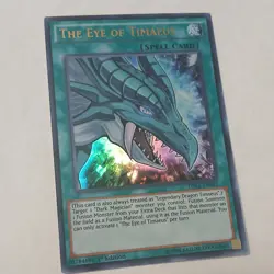 ** THE EYE OF TIMAEUS ** ULTRA RARE FIRST EDITION HOLOGRAPHIC DRL3-EN045 YUGIOH! - Image 1