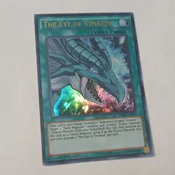 ** THE EYE OF TIMAEUS ** ULTRA RARE FIRST EDITION HOLOGRAPHIC DRL3-EN045 YUGIOH! - Image 2
