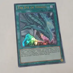 ** THE EYE OF TIMAEUS ** ULTRA RARE FIRST EDITION HOLOGRAPHIC DRL3-EN045 YUGIOH! - Image 3