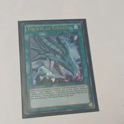 ** THE EYE OF TIMAEUS ** ULTRA RARE FIRST EDITION HOLOGRAPHIC DRL3-EN045 YUGIOH! - Image 5
