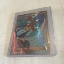 Pokemon TCG Skyla Full Art Trainer Supporter Ultra Rare Holo 122/122 Breakpoint - Image 1
