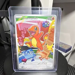 Pokemon Charmander Mega Evolution Promo Holo Basic 80 HP Ember Attack Card - Image 1