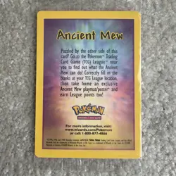 Pokemon Ancient Mew Promo Sealed Pack Wizards of the Coast Trading Card Game - Image 1