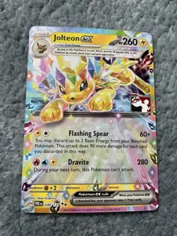 Play! Pokemon Prize Pack Series 7 Prismatic Evolutions 030/131 Jolteon ex - Image 1